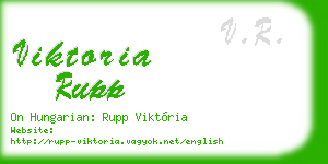 viktoria rupp business card